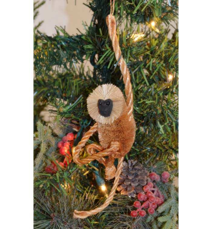 Brushart Bristle Brush Ornament Spider Monkey